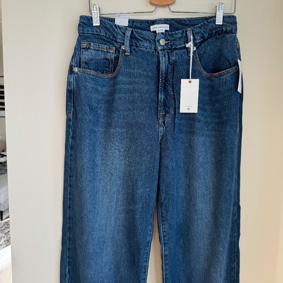Women's GOOD AMERICAN Good 90's Relaxed Fit Straight Jeans - Picture 4 of 10